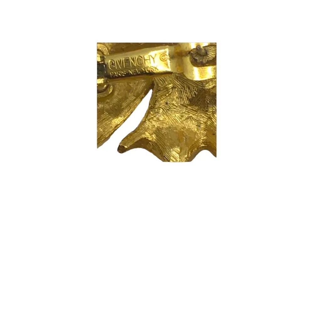Givenchy Gold Wing Earrings - Picture 2 of 9